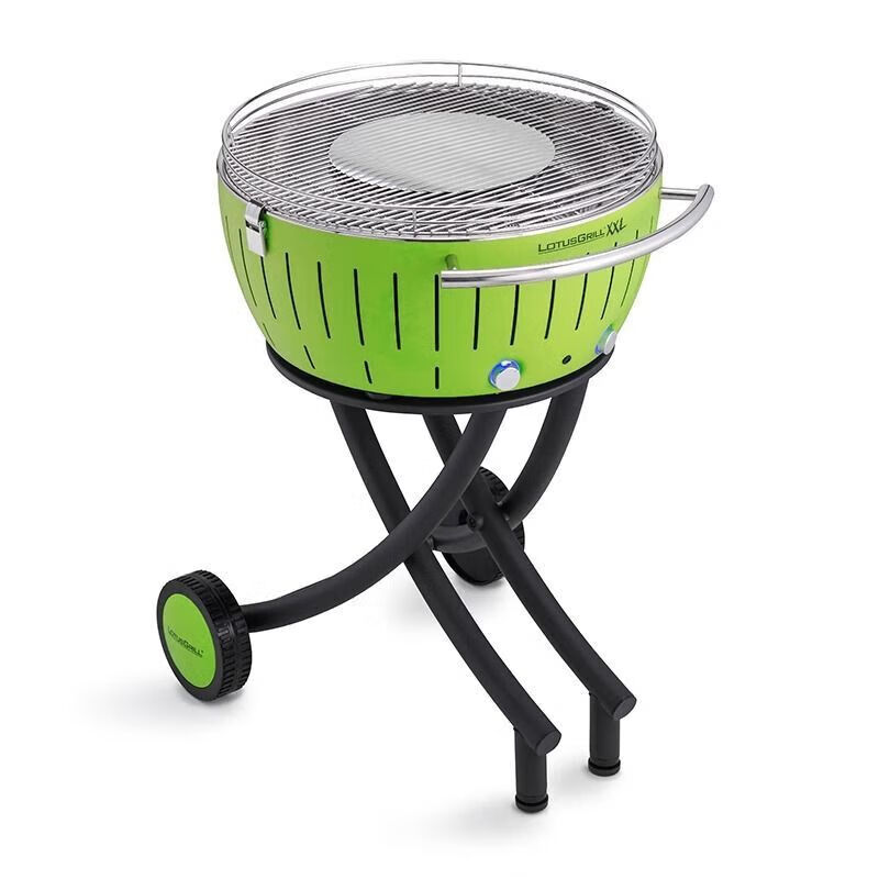 NAOISKEY LotusGrill German Lotus barbecue household oven-free grill outdoor villa stove charcoal barbecue gray small size