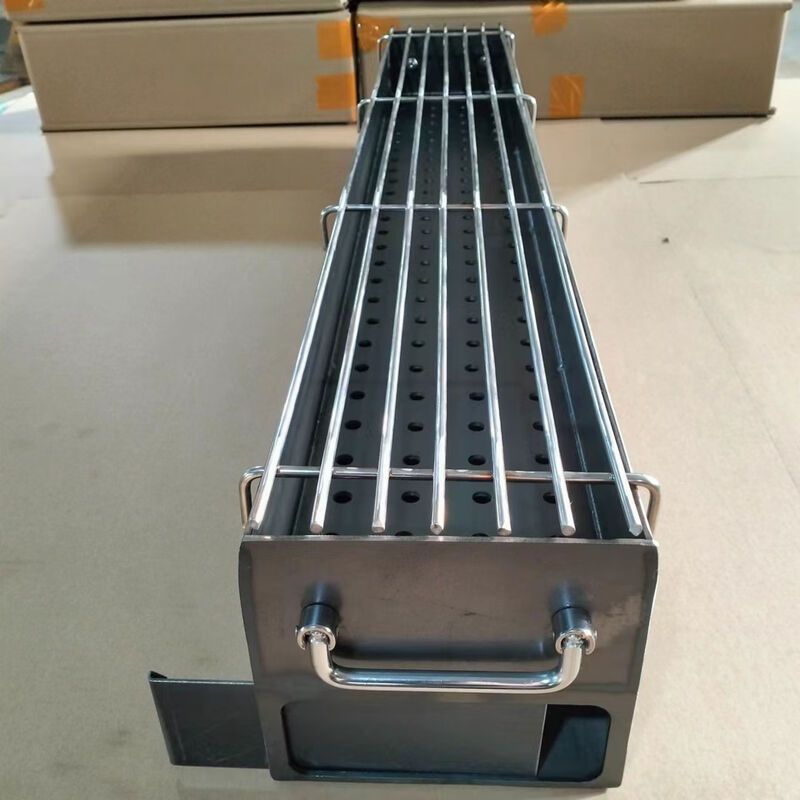 304 stainless steel large outdoor thickened white steel mesh curtain grate commercial barbecue mesh barbecue tools 10030