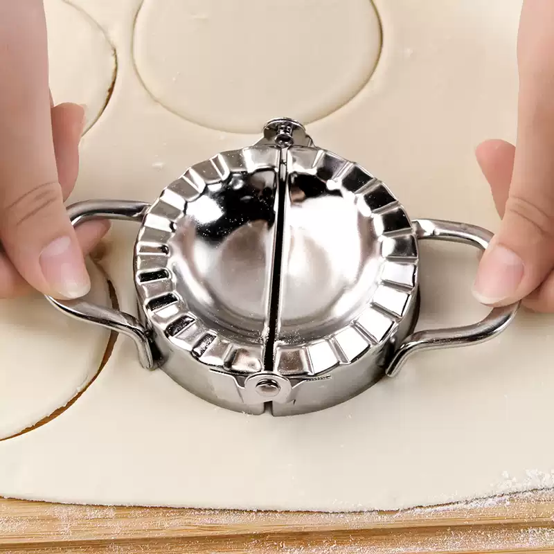 Yonghuan pressure dumpling wrapper machine mold dumpling making artifact fully automatic home new manual special tool for making dumplings extra large 304 stainless steel 12.5cm suitable for leek boxes