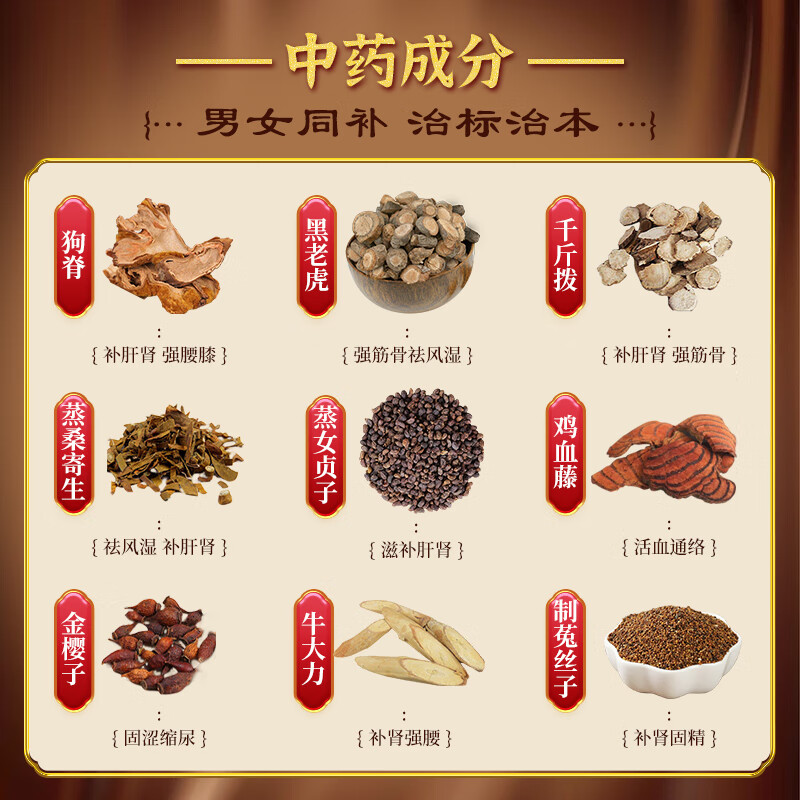Baiyunshan Chenliji Zhuangyaojianshen Pills 5.6g*10 pills Strengthen the waist and strengthen the kidneys Nourishing blood Removing rheumatism Kidney deficiency and low back pain Knee weakness Frequent urination Rheumatic bone pain Neuroasthenia