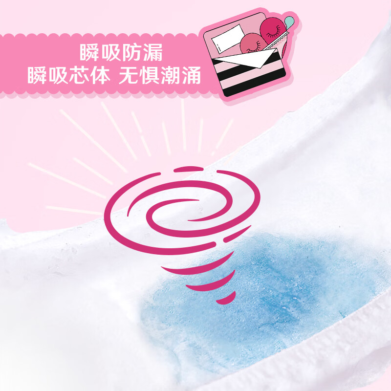 Kotex ultra-thin sleeping pants for girls, night pants, one-size-fits-all 16 pairs of sleeping pants, pant-type sanitary napkins, JD.com self-operated flagship