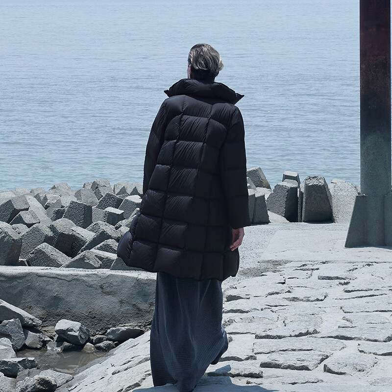 JNBY/Jiangnan Buyi 95 white goose down shopping mall same style 25 new winter down jacket A-type stand-up collar 5X0C10190 001/original black S