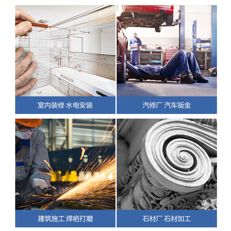 Dongcheng angle grinder WSM710-100 hand grinder polisher grinder cutting machine power tool