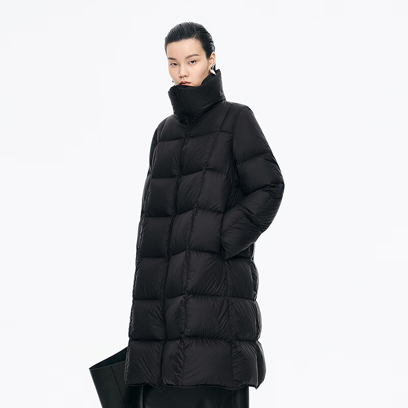 JNBY/Jiangnan Buyi 95 white goose down shopping mall same style 25 new winter down jacket A-type stand-up collar 5X0C10190 001/original black S