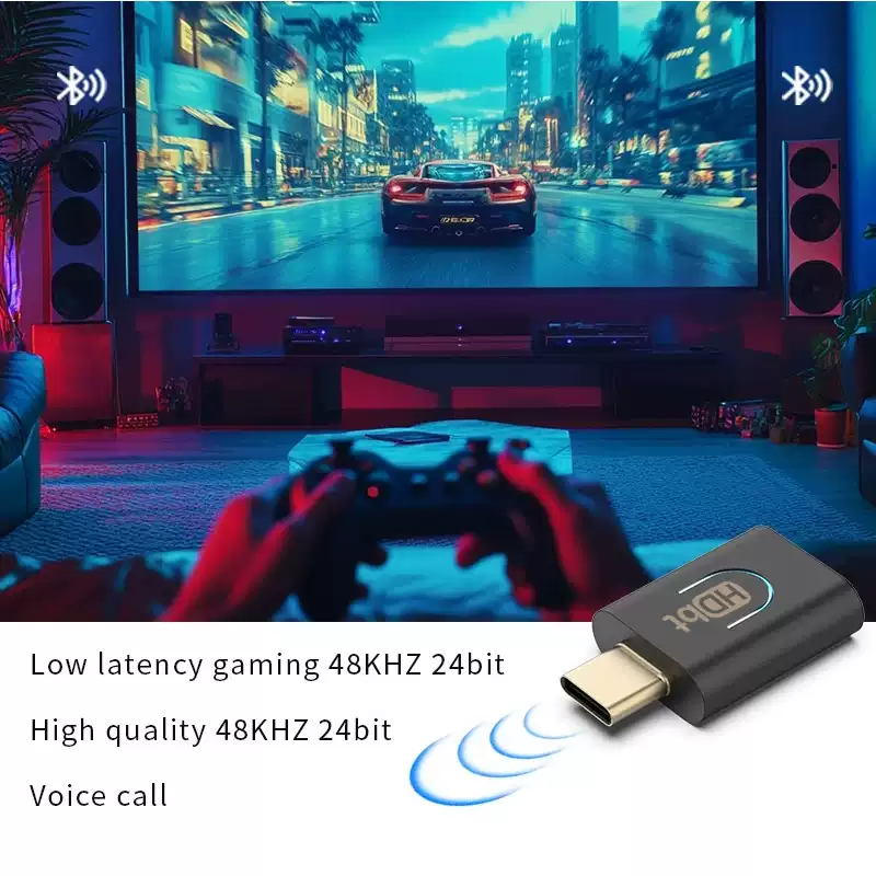 Qualcomm QCC Core Bluetooth 5.4 Audio LC3 Transmitter APTXLOSSLESSHDAD Broadcast AURACAST B52MAX Family Portrait Bluetooth 5.4 Transmitter