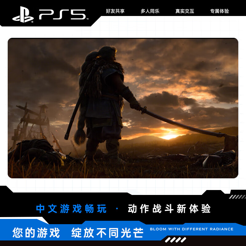 Sony (SONY) PlayStation5 Game Software PS4/PS5 Universal Game Disc Sekiro Shadows Die Twice Chinese Souls Game