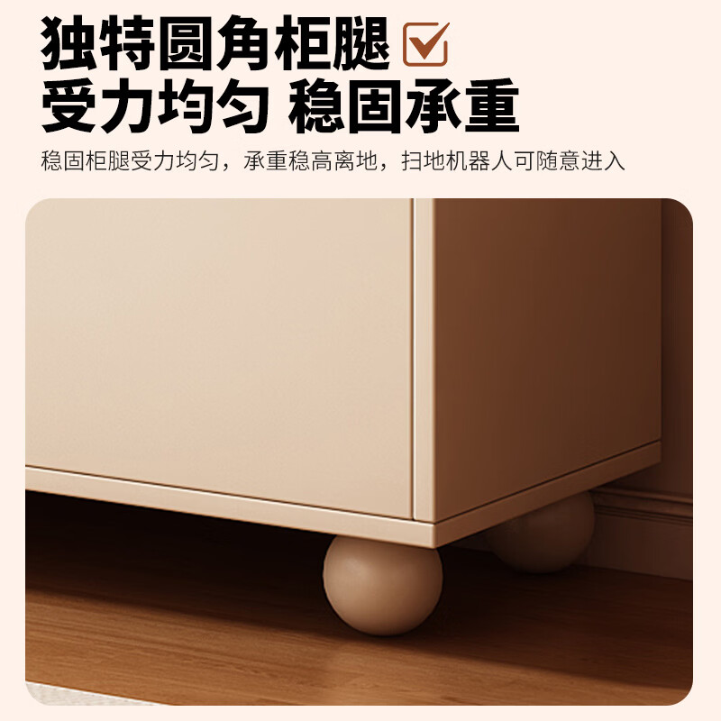 Bo Yuejin includes installation, medieval style solid wood sideboard integrated wall-mounted household walnut color storage locker tea cabinet 80*40*128cm walnut color solid wood ecological board-power track