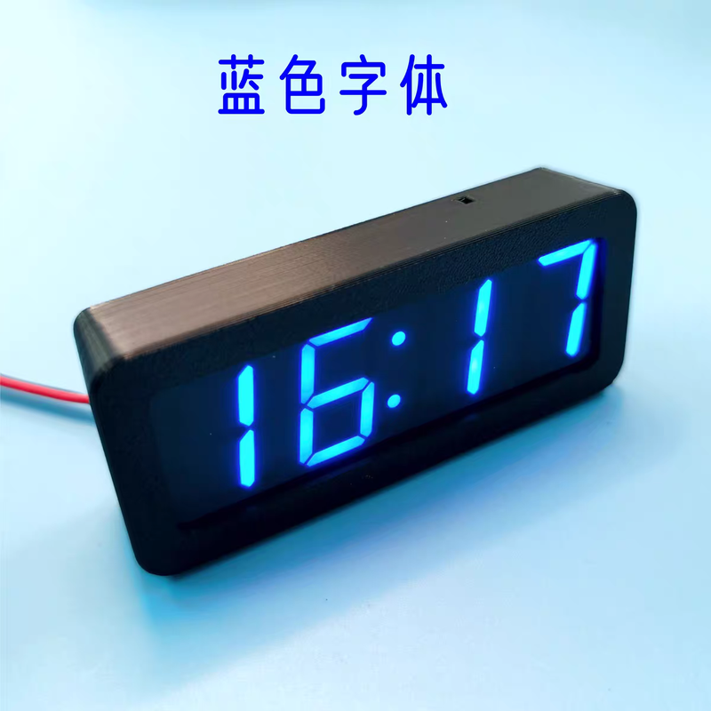 Car GPS Beidou satellite synchronized clock electronic clock module Car LED Nixie tube digital display luminous display red display (can only be used outdoors)