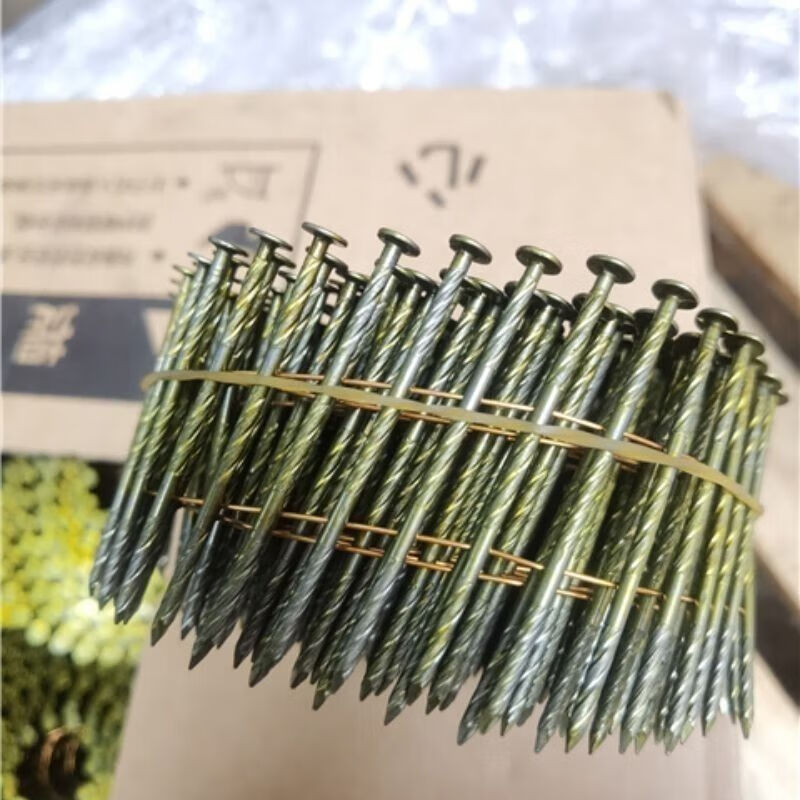 FANCYCHIC's first single roll nail pallet nailing wood pallet packing box nail polished rod thread 50 roll nails 5764 roll nail gun 2.1X32 (14000 rounds)