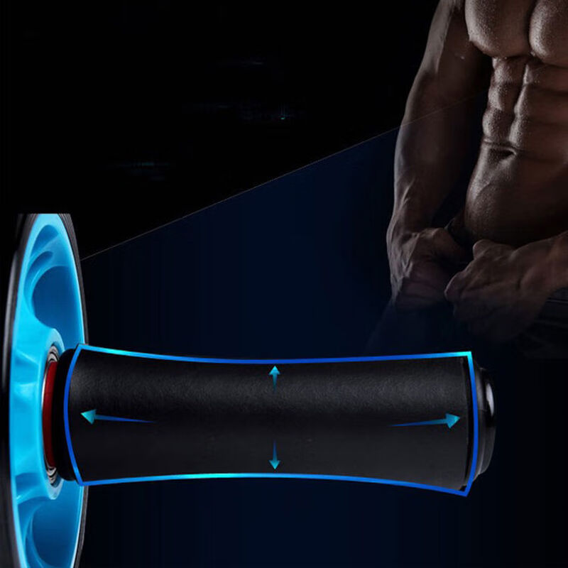 Bing Abdominal Roller Men's Abdominal Wheel Slim Waist Exercise Abdominal Muscle Home Beginner Body Push Abdominal Exercise Pulley Equipment Roller Bearing Model Deluxe Edition Event Price
