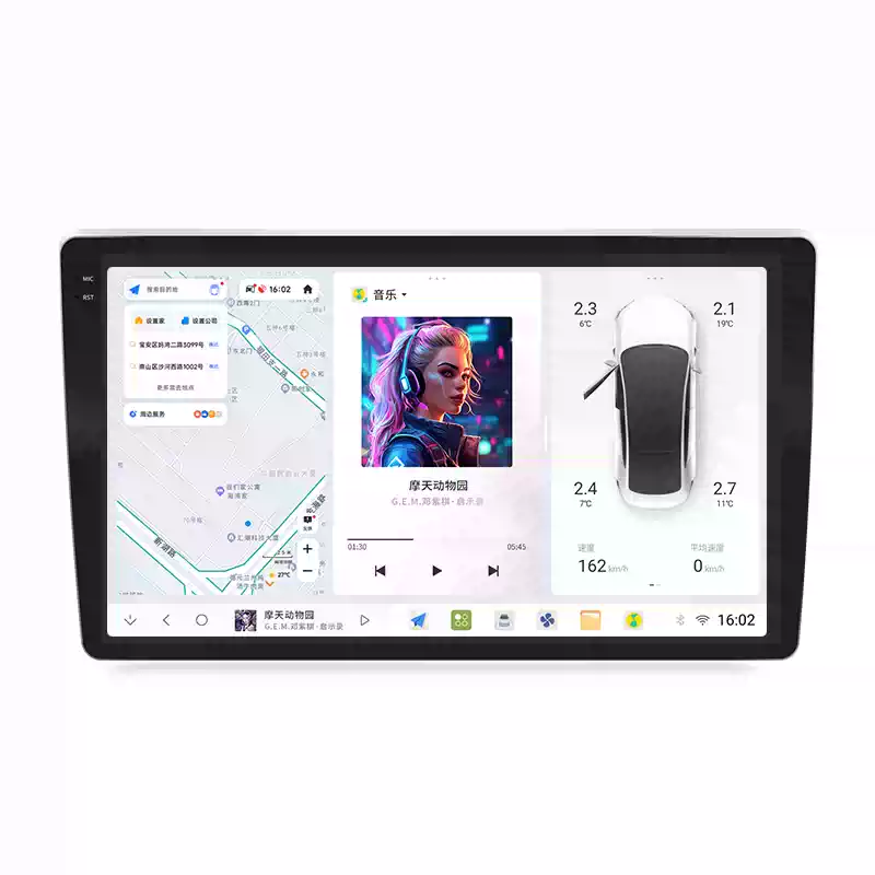 Liangshan Dudu X1 universal Android car central control large screen navigation intelligent car reversing image all-in-one machine Liangshan X14+64G official standard