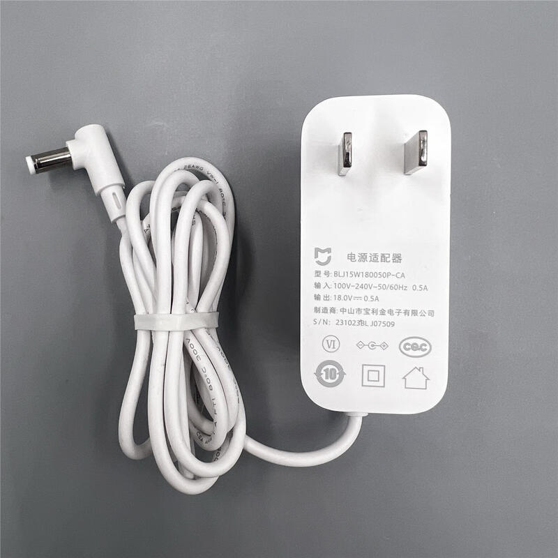 Original Mijia wireless vacuum cleaner 2lite charger 18v0.5a Xiaomi power supply BLJ15W180050P-CA Mijia 18V0.5A 2Lite dedicated