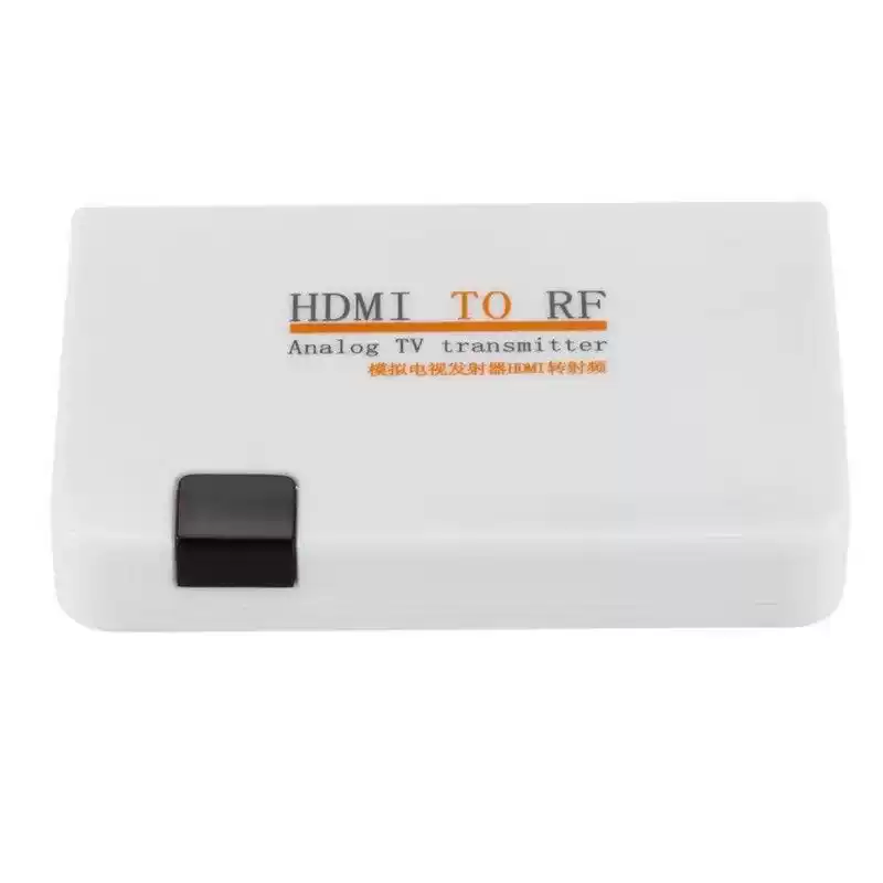 RF converter black and white TV connected to set-top box using HDMI to RF high-definition signal to analog rf signal default