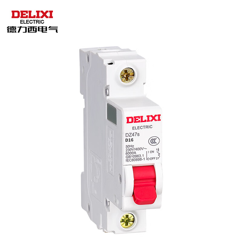 Delixi Electric air switch miniature circuit breaker air switch household DZ47s 1P D type 16A