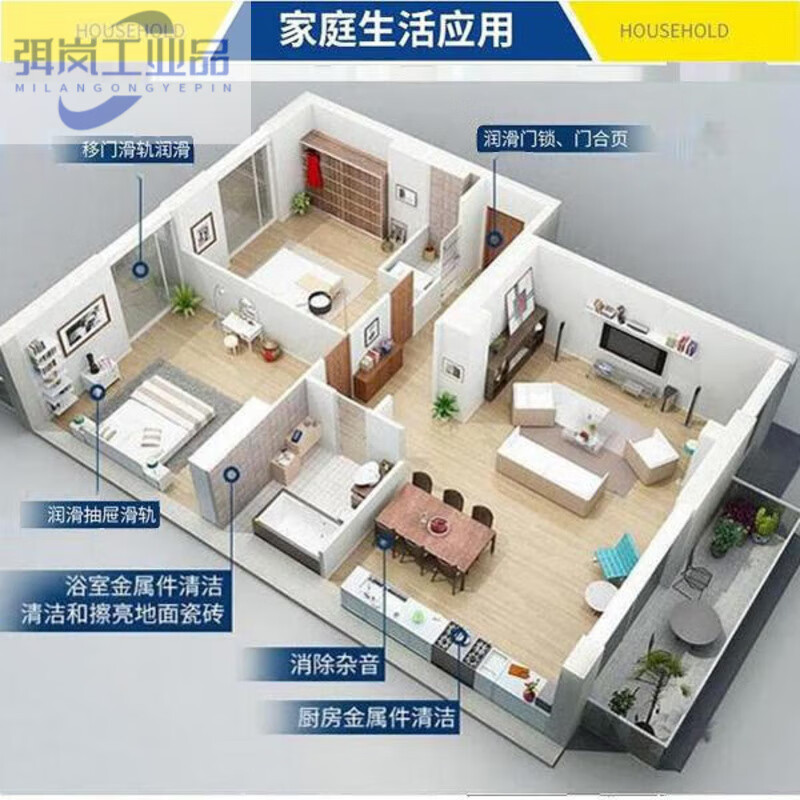 D40 multifunctional dehumidification and anti-rust lubricant bolt loosening agent metal anti-rust oil spray 350ml 48 pieces