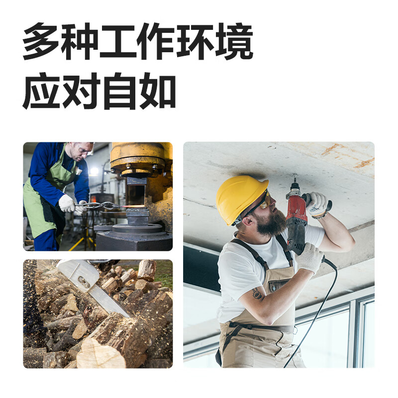 Deli Labor Protection Gloves LQ630 Dispensed Anti-slip Wear-Resistant Thread Gloves Dotted Beads 12 Pairs/Pack of 12 Pairs