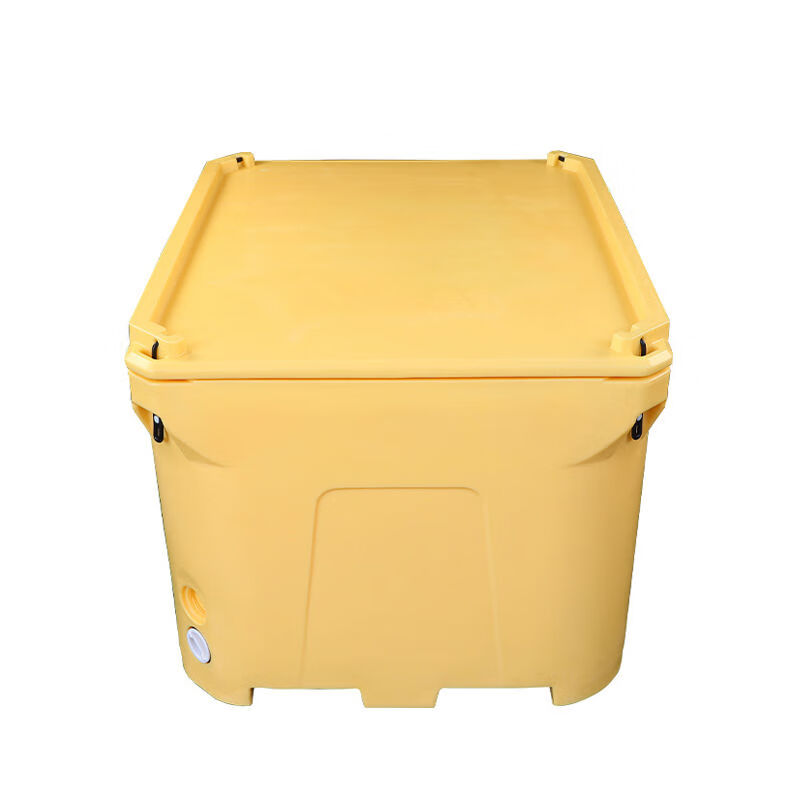 Rotational large-capacity shrimp refrigerated live fish insulated box mixing cold chain fishery processing seafood aquatic product transportation ice bucket 630 liter insulated bucket