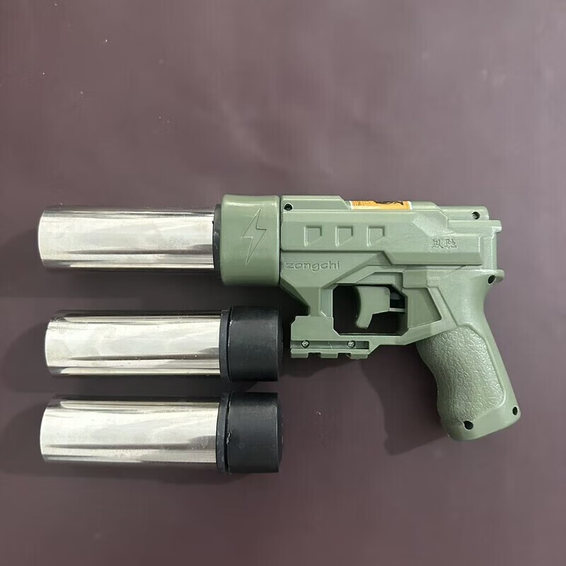 Aijia car-mounted dry powder gun fire extinguisher car emergency fire protection equipment self-defense essential fire extinguishing artifact 1L carbon dioxide launcher + 1 head + storage bag