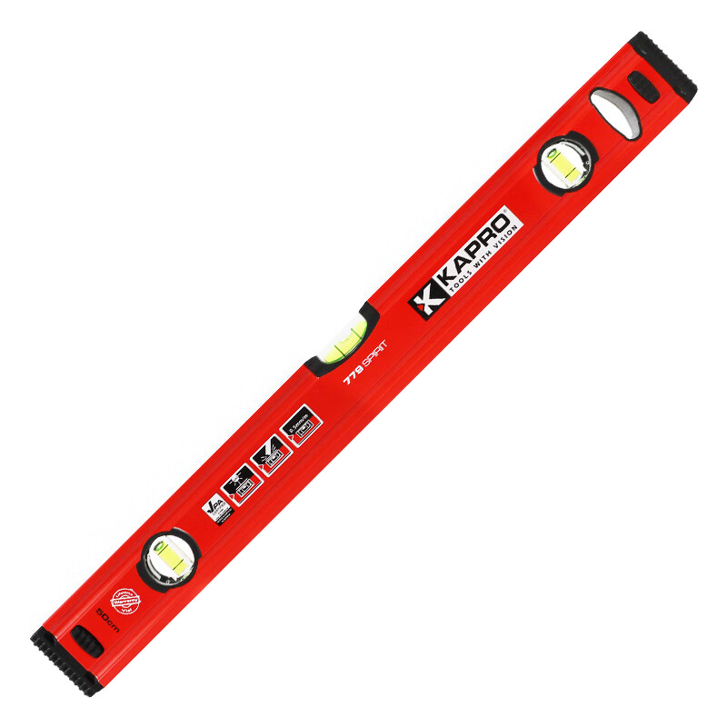 Yingtang spirit level high-precision imported small aluminum alloy solid anti-fall Israeli level ruler 40CM 2 level bubbles +