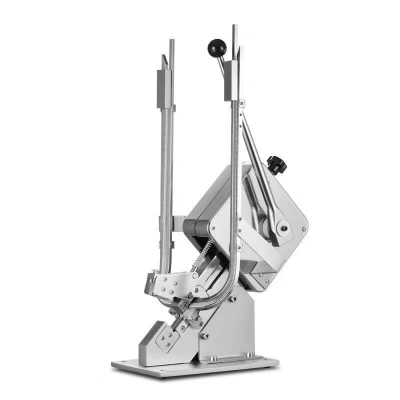 Double-row buttoning machine, ham sausage manual double-buttoning sausage buttoning machine, commercial edible mushroom tying machine, sealer supermarket, double-row buttoning machine + 1-in-1 aluminum buckle