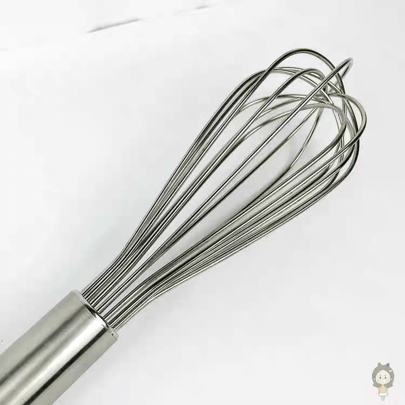 Shijanu stainless steel large egg beater for commercial thick baking, commercial model 18 inches_about 45cm