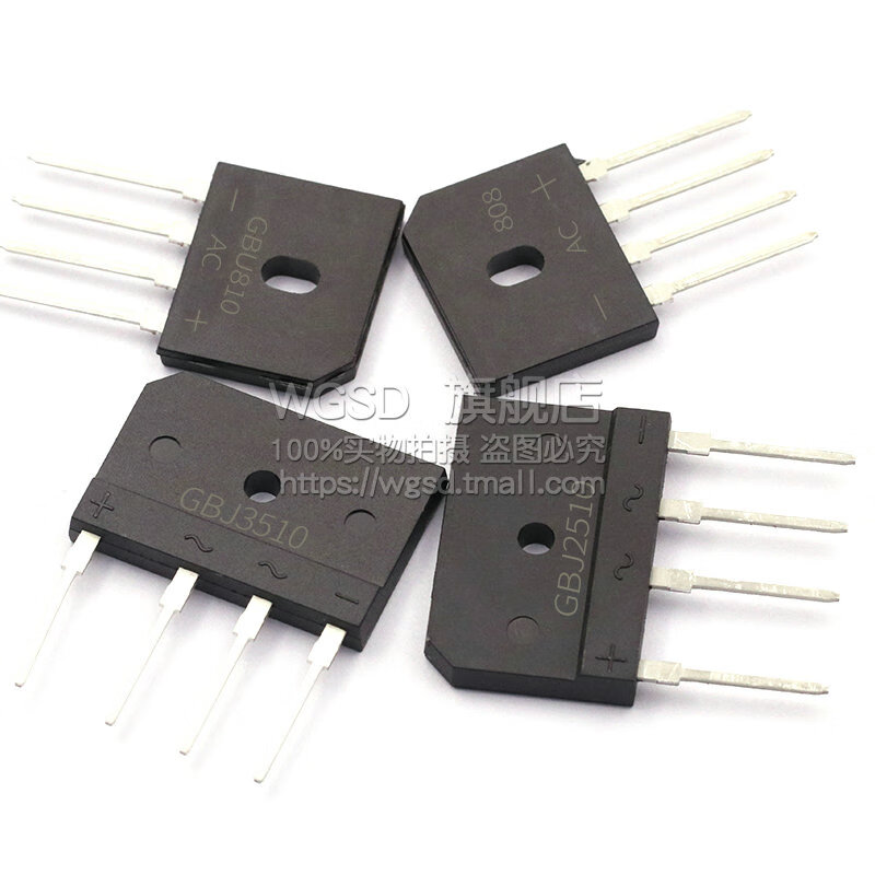 Dafurui GBJ2510 3510 induction cooker bridge stack 8A/25A/1000V GBU808/810 rectifier bridge flat bridge KBL610 bridge stack 6A 1000V (2 pieces)