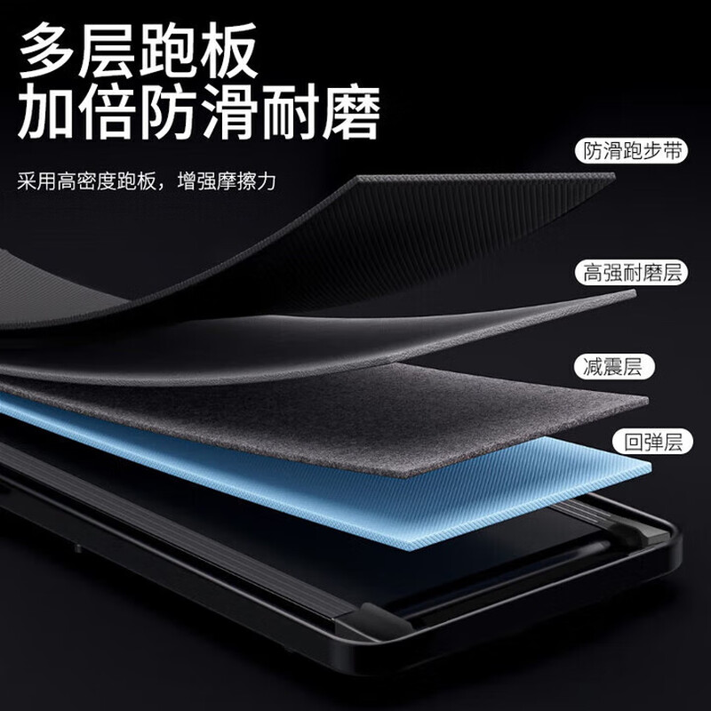 Household small folding treadmill silent indoor flat walking machine climbing slow walking exercise fitness exercise free brush model ready to use out of the box