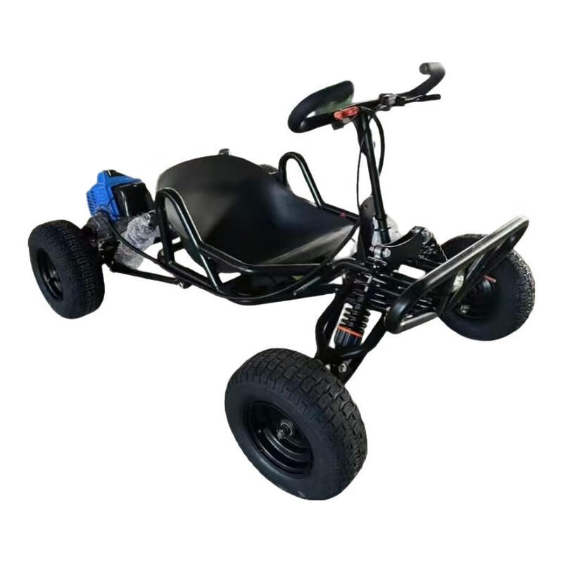 Sepudi electric off-road kart drift two-stroke all-terrain UTV off-road vehicle fuel adult and children dual-purpose beach vehicle fluorescent green-double-layer fuel version