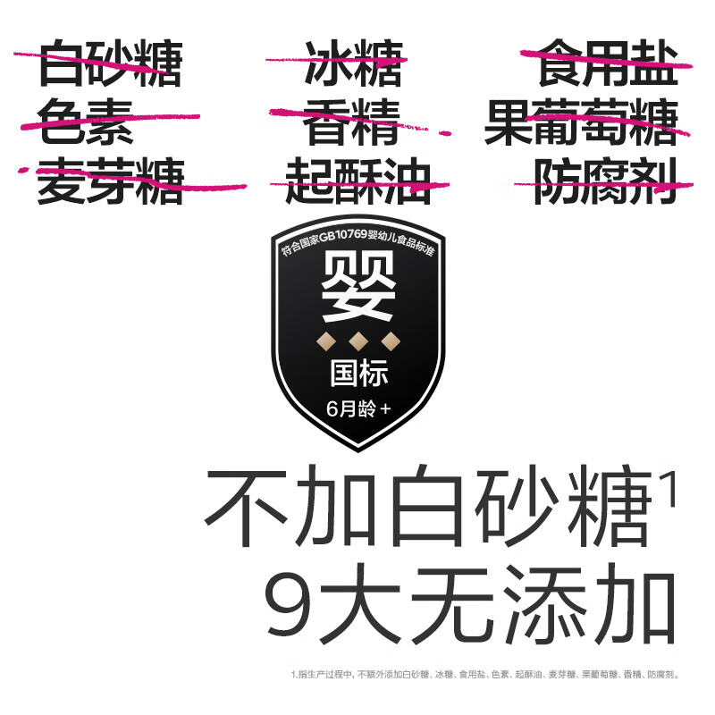 Photosynthetic Planet Infant Food Nutrition Cereal Bar Baby Children's Snacks Prebiotic Biscuits Are Not Easy to Get Inflammed No Added White Sugar Calcium Iron Zinc Cereal Bar - Coconut Mulberry Flavor 30g