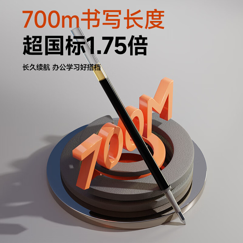 M&G stationery press gel pen elite K35 signature pen 0.5 correction homework bullet pen office supplies red 12 pieces/box Teacher's Day gift