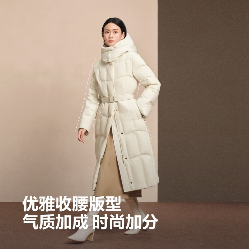 Bosideng Down Jacket Goose Down Women's Extra Long Business Thickened Jacket Best Selling Same Style B250244146