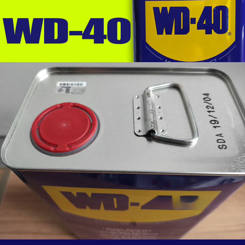 Wd40 metal powerful rust removal cleaning fluid Wd40 anti-rust rust remover lubricant screw loosening spray 4L 4L