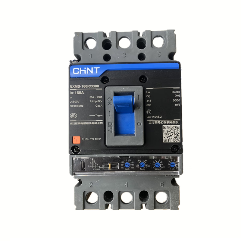 Chint molded case circuit breaker 3P NXMS-160A 250A 400A 630A 1000A 1250A1600 NXMS-630H/3300 630A