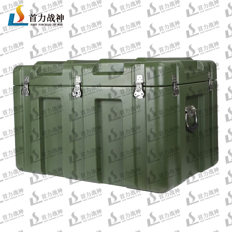 Shouli God of War rotational molding box 800*600*500mm storage and transportation box portable equipment box supply box precision instrument box airdrop box military green equipment box DZ