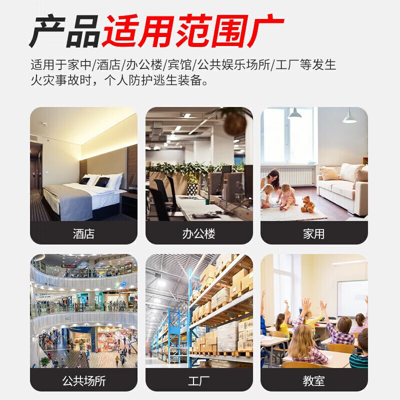 Fire-proof cloak, fire escape cloak, gas mask, fire-proof blanket, fire-extinguishing blanket, adult silicone version