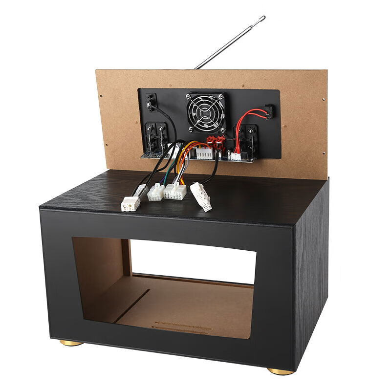 Toyota's new old Corolla Camry Reiz car in-car CD player modified home audio Bluetooth radio No. 5 black model kit