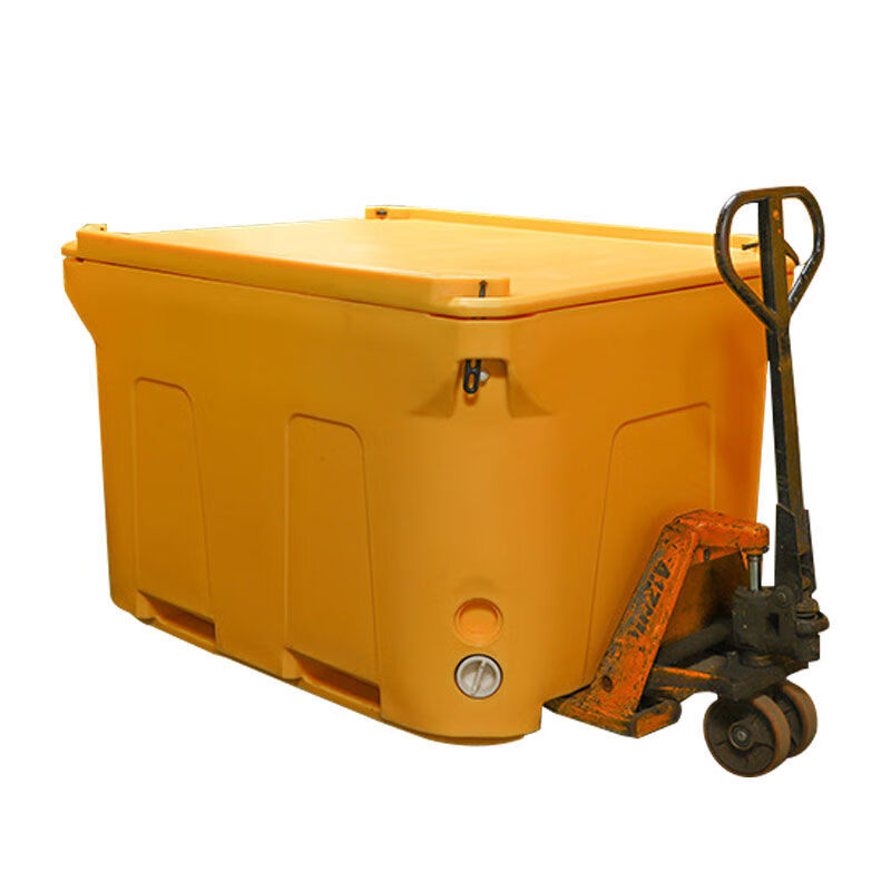 Rotational large-capacity shrimp refrigerated live fish insulated box mixing cold chain fishery processing seafood aquatic product transportation ice bucket 630 liter insulated bucket