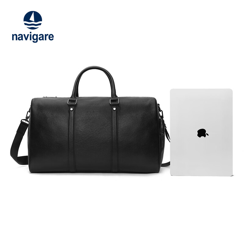Navigare Italian small sailing travel bag men's first-layer cowhide luggage bag large-capacity fitness bag men's New Year gift