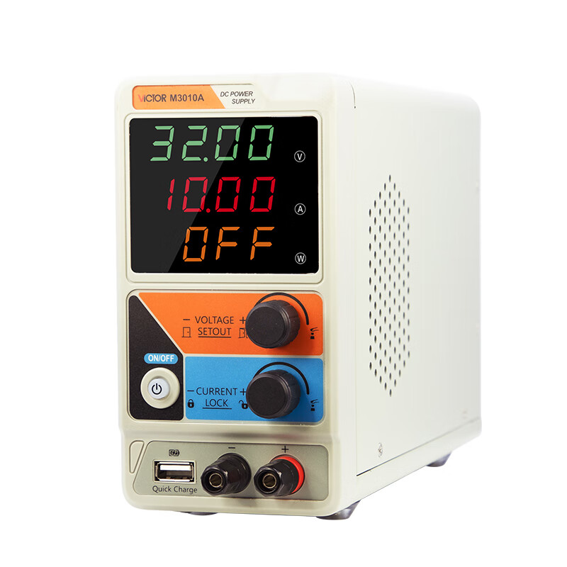 Victory Instrument (VICTOR) mini DC regulated power supply adjustable switching power supply regulator high-precision mobile phone repair DC voltage source m1502a 0~15V/0~2A/0-30W