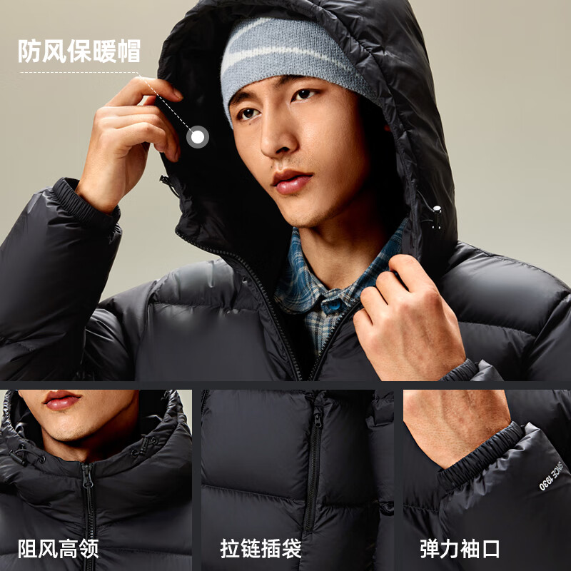 Camel Volcano Down Jacket for Men and Women Urban Light Outdoor Thickened Coldproof Bread Jacket Winter Jacket M34CR07674B