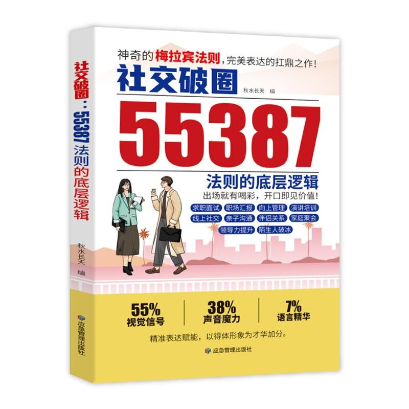 The magical Merabine Law. The underlying logic of the 55387 Law of Breaking Social Circles. Learn to communicate emotions and express them correctly to improve social skills. The most successful work on social breakthroughs. You will be the best when you open your mouth. Same style as Douyin.