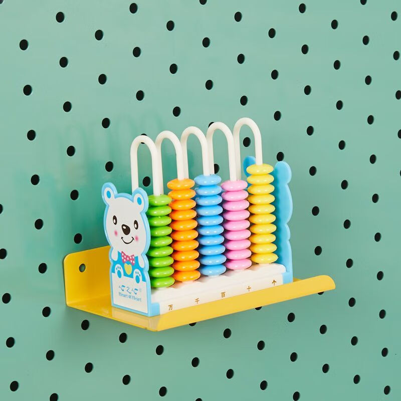 Jipin Emperor hole board installation accessories hole board accessories hook type home Nordic home living room wall magnetic nail-free white full set of combination 1 1.6 and 3.2 cm hole spacing special