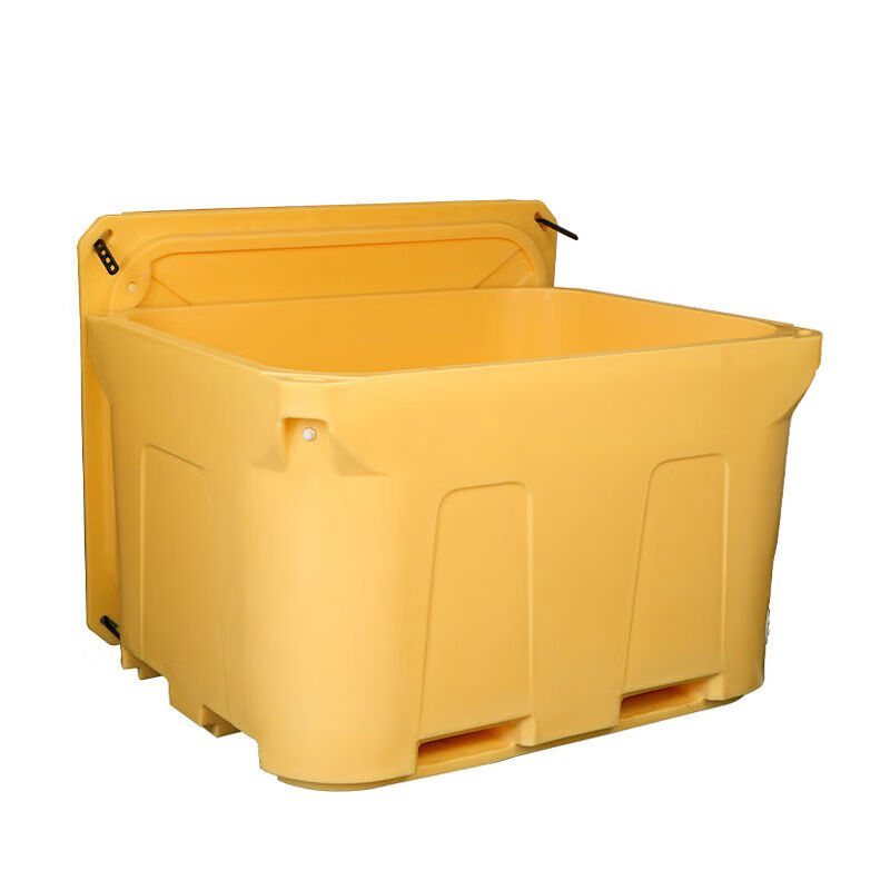 Rotational large-capacity shrimp refrigerated live fish insulated box mixing cold chain fishery processing seafood aquatic product transportation ice bucket 630 liter insulated bucket