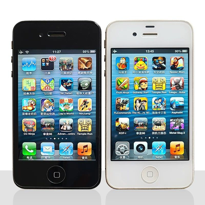 Second-hand Apple 4s mobile phone 6.1.3 classic smooth system student dormitory cheap game console iPhone4s mobile phone Apple 4S classic smooth 6.13 jailbreak version play games 32GB 8 new moderately used public version