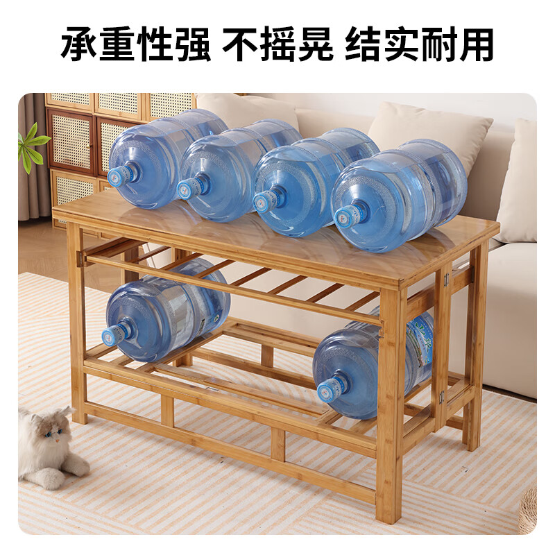 Fire table 2025 new two-way pull-out folding rectangular heating table all-in-one home coffee table comes with quilt + temperature control stove 120CM walnut color pull-out style thickened bamboo to prevent scalding and deformation