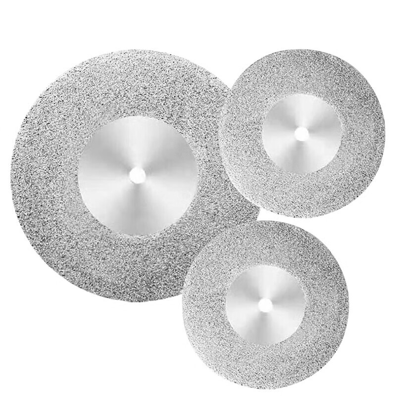 Bingyu electroplated emery small grinding disc saw blade electric grinding disc cutting disc 22mm diamond disc 10 pieces + 2 rods