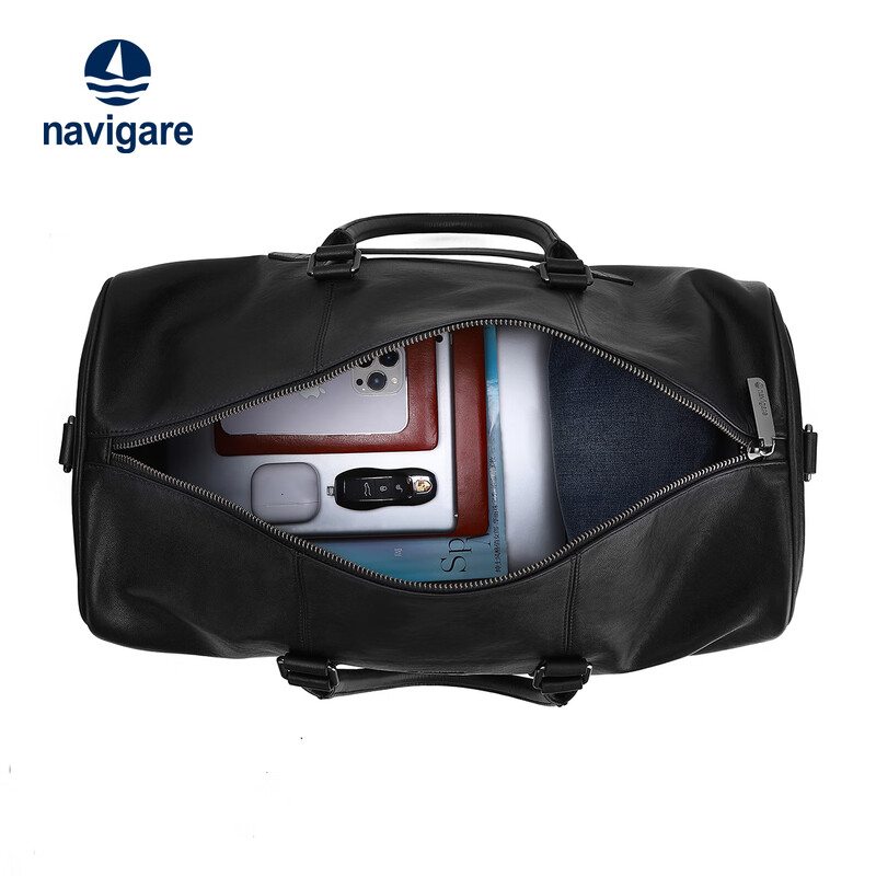 Navigare Italian small sailing travel bag men's first-layer cowhide luggage bag large-capacity fitness bag men's New Year gift