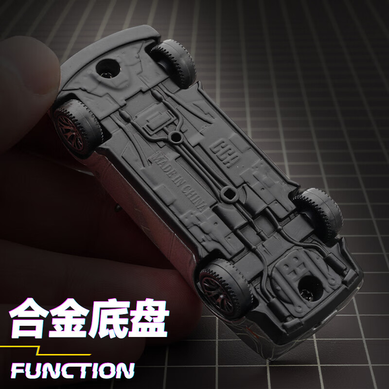 CCA car model 1 64 Dodge Hellcat SRT sports car model simulation alloy car model car toy boy gift