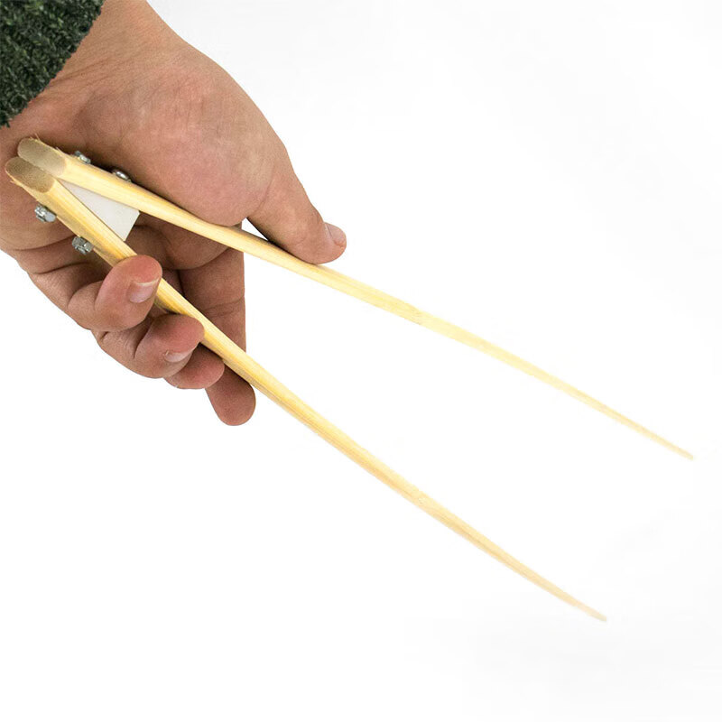 Bingyu BYly-04 bamboo garbage clip picker, sanitation garbage tongs, length 70cm, 5 pieces/piece
