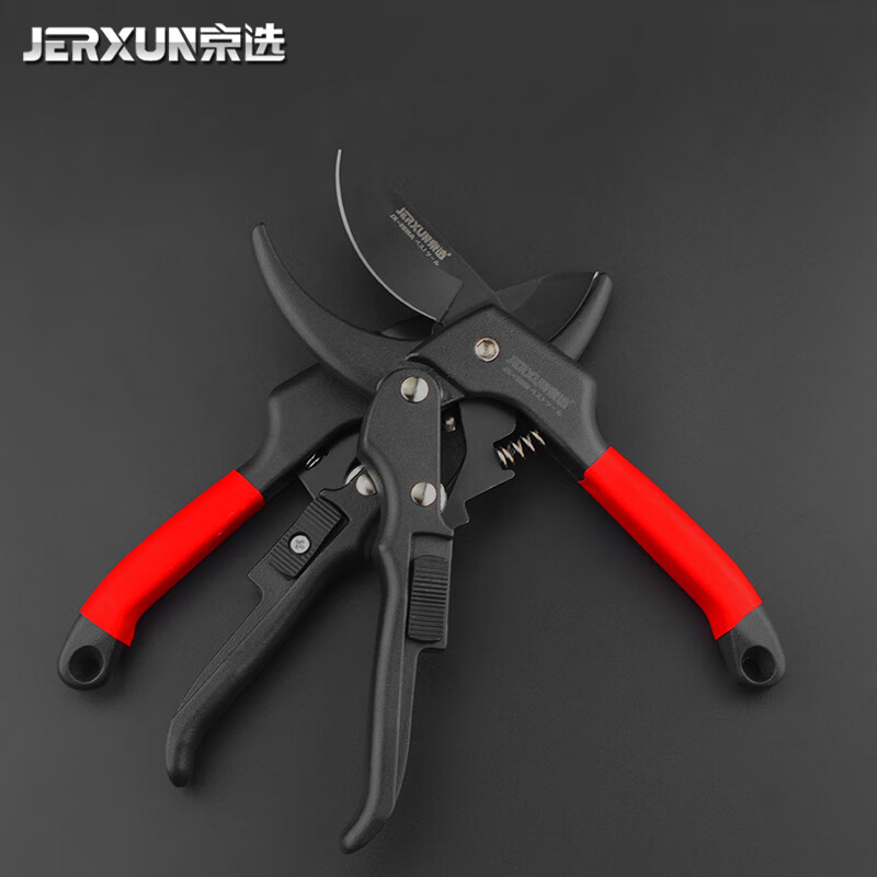 JERXUN pruning shears, garden scissors, branches, fruit tree scissors, gardening shears, flower shears, plant thick branch shears, floral scissors tools, pulley garden shears